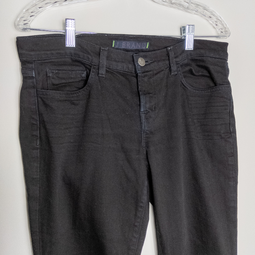 J Brand Straight Leg Black Denim J Brand Straight Leg Black Denim